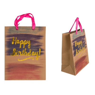 Bolsa de regalo de papel, Happy Birthday