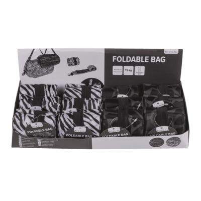 Bolsa plegable, con correas ajustables