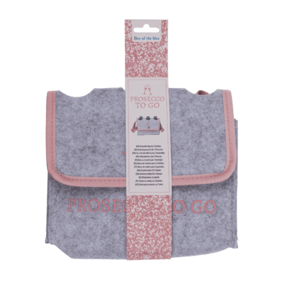 Bolso bandolera gris claro, Prosecco to Go