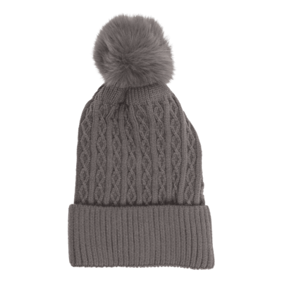 Bonnet d'hiver pour femmes avec pompon en