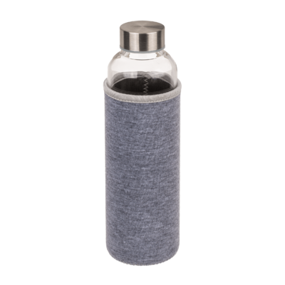 Borosilicate glass bottle with cover,