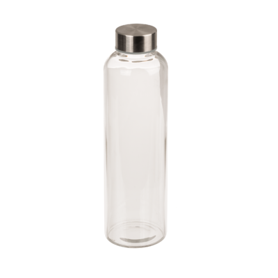 Borosilicate glass bottle with cover,