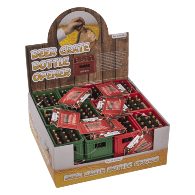 Bottle opener with magnet, Beer Crate,