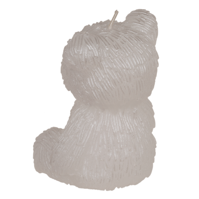 Bougie, ours en peluche,