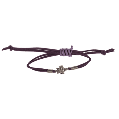 Bracelet en cuir synthétique, tortue