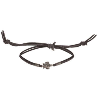 Bracelet en cuir synthétique, tortue