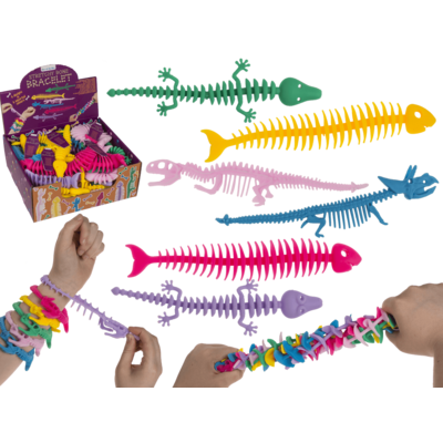 Bracelet extensible, squelette d'animal