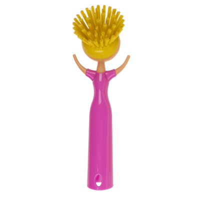 Brosse a vaisselle en matière plastique,