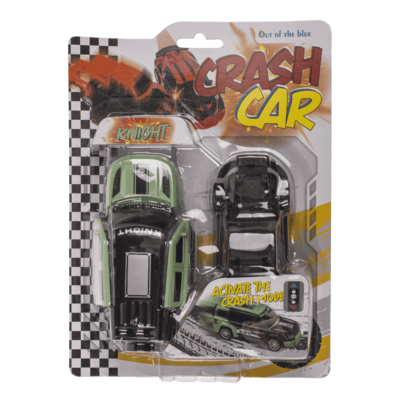 Burst car with pull back, 12,6 cm,