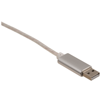 Câble de charge rapide USB pour Typ C, avec LED,
