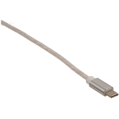 Cable USB de carga rápida para Typ C, con LED,