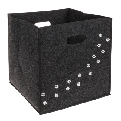 Caja de fieltro para guardar cosas, Patas de,