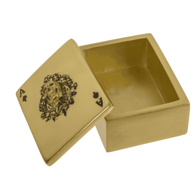 Caja para guardar naipes, calavera