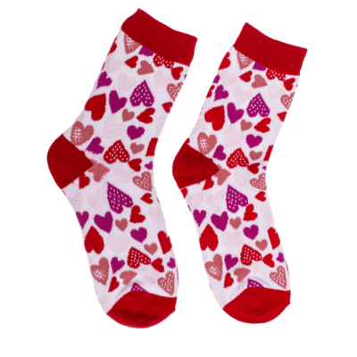 Calcetines, corazones