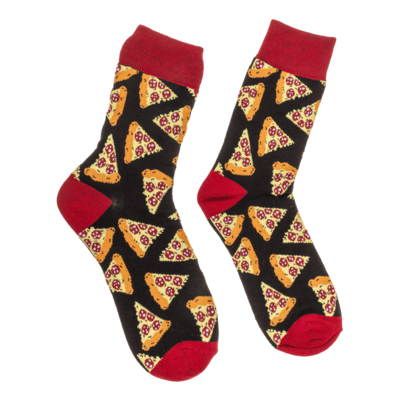 Calcetines, pizza