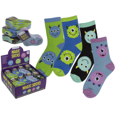 Calcetines mágicos para niños, monstruo