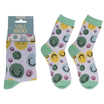 Calcetines smiley, talla 36-42