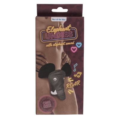 Caleçon éléphant, avec puce sonore