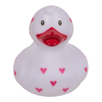 Canard en caoutchouc Lover's, env. 10 cm,