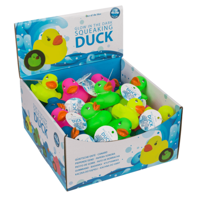 Canard mini en caoutchouc, Glow in the Dark