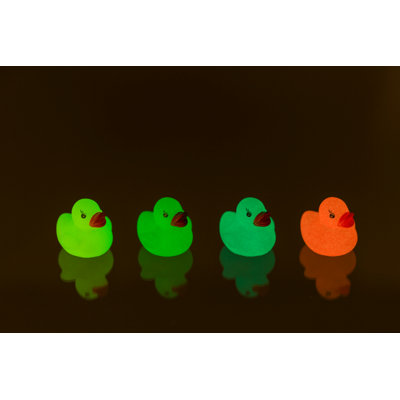 Canard mini en caoutchouc, Glow in the Dark