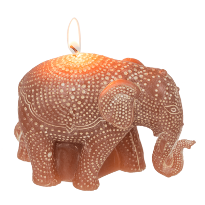 Candle, Elephant, ca. 11,5 x 4,5 x 8,5 cm
