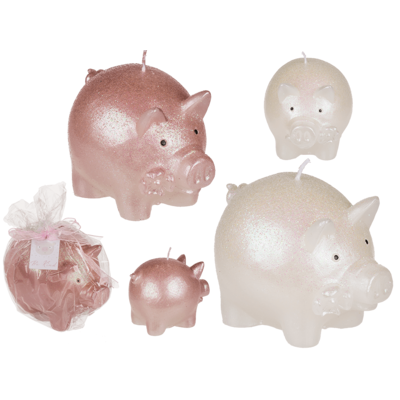 Candle, Pig,