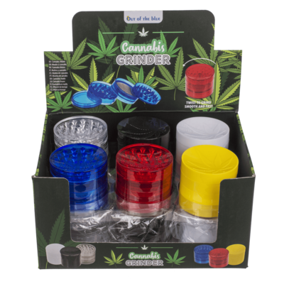 Cannabis Grinder, 4 parts, 5 x 4,5 cm,