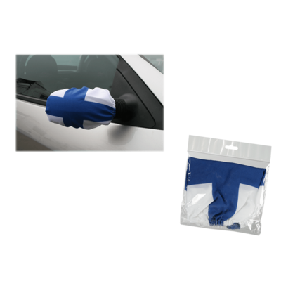Car side mirror flag with rubber string,
