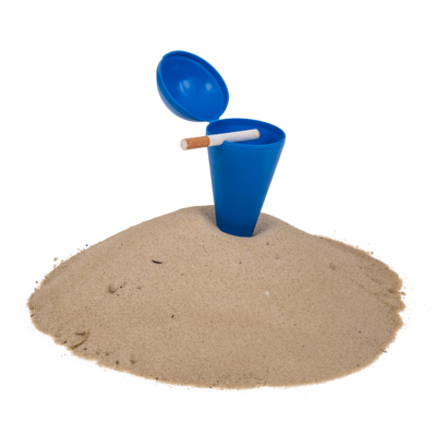Cenicero de playa, aprox. 5 cm