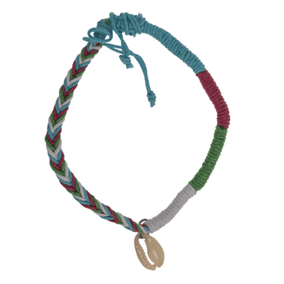 Chaîne de cheville avec décor de coquillages
