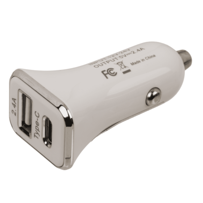 Chargeur de voiture USB C + USB A,