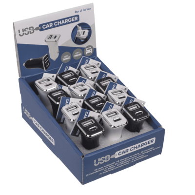 Chargeur de voiture USB C + USB A,
