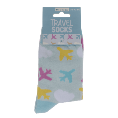 Chaussettes, avion/voyage