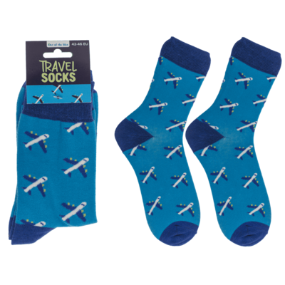 Chaussettes, avion/voyage