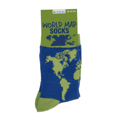 Chaussettes, carte du monde