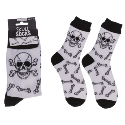 Chaussettes, tête de mort