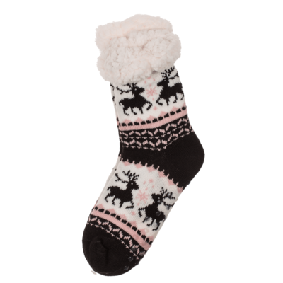 Chaussettes confortables, Kissing Reindeer,