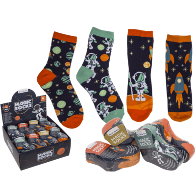 Chaussettes magiques pour enfants, Space