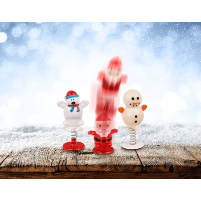 Christmas figures, Happy Jumpers, 4 x 3 x 7 cm,