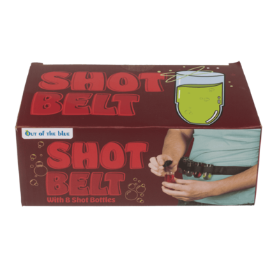 Cintura per shot, con 8 bottiglie per shot