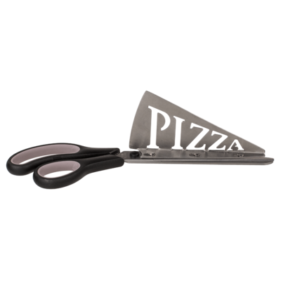 Ciseaux à pizza avec levier, env. 27 x 8 cm,