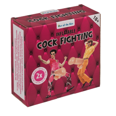Cock Fighting gonfiabile, circa 52 x 18 x 21 cm,