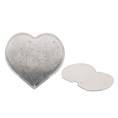 Coeur 3D avec coeurs en aluminium,