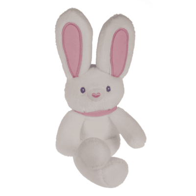 Conejo de peluche con orejas desplegables, 28 cm