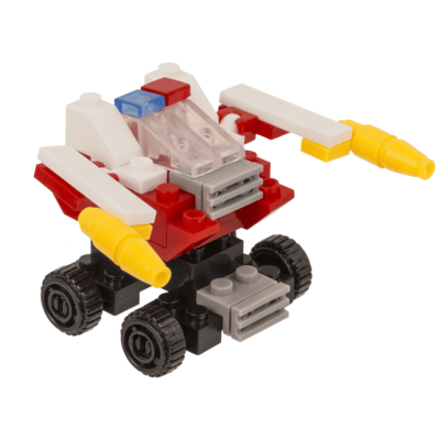 Construction blocks, Fire Engines, 9 cm,