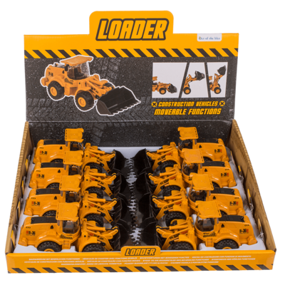 Construction Vehicle, Loader, approx. 17,8 cm,