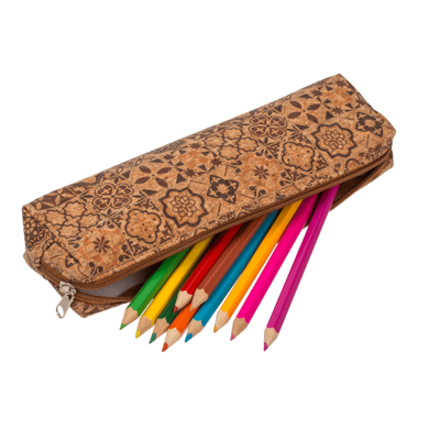 Corc pencil case, Mandala, 20 x 4,5 x 5,5 cm,