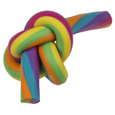 Cordon élastique, Arc-en-ciel, 30 cm,