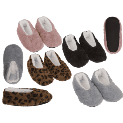 Cosy slipper with fur,